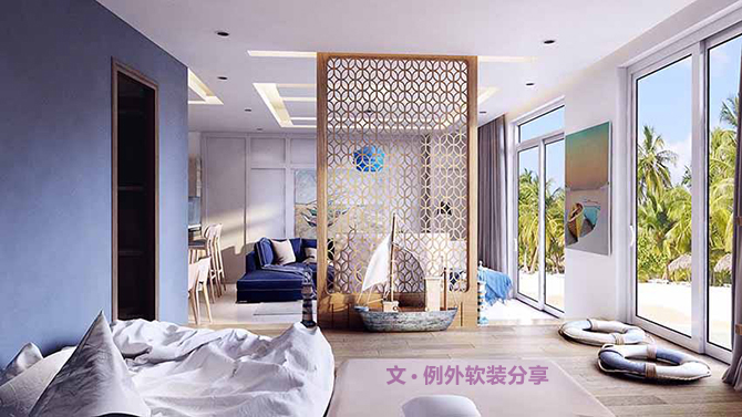 玩轉(zhuǎn)海灘度假風(fēng)，美式也可以如此輕快-別墅設(shè)計(jì),軟裝設(shè)計(jì),室內(nèi)設(shè)計(jì),豪宅設(shè)計(jì),深圳例外軟裝設(shè)計(jì)公司